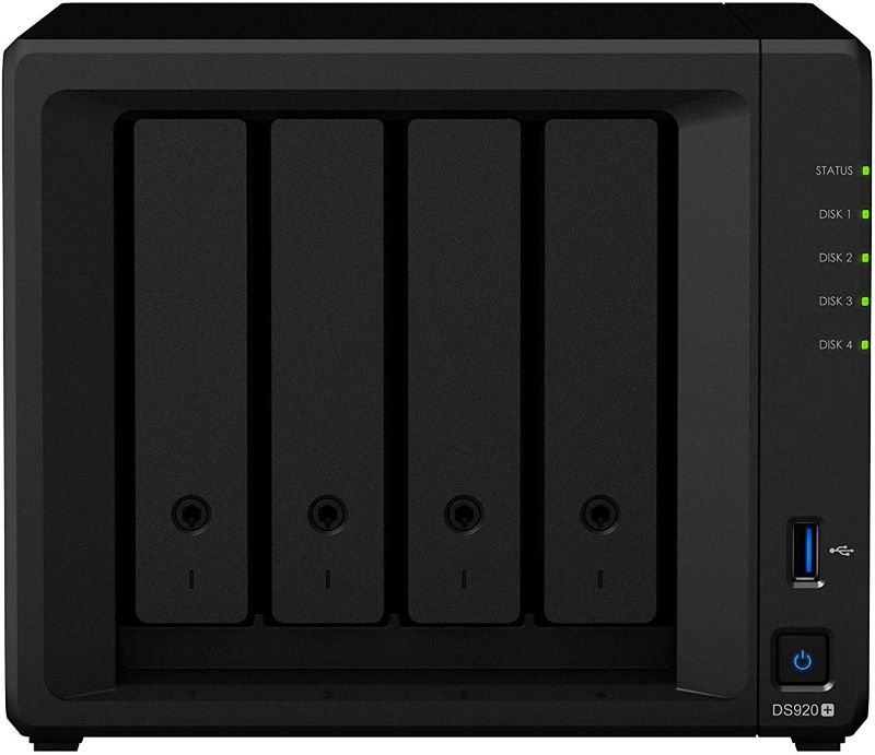 Photo 1 of Synology 4 bay NAS DiskStation DS920+ (Diskless), 4-bay; 4GB DDR4
