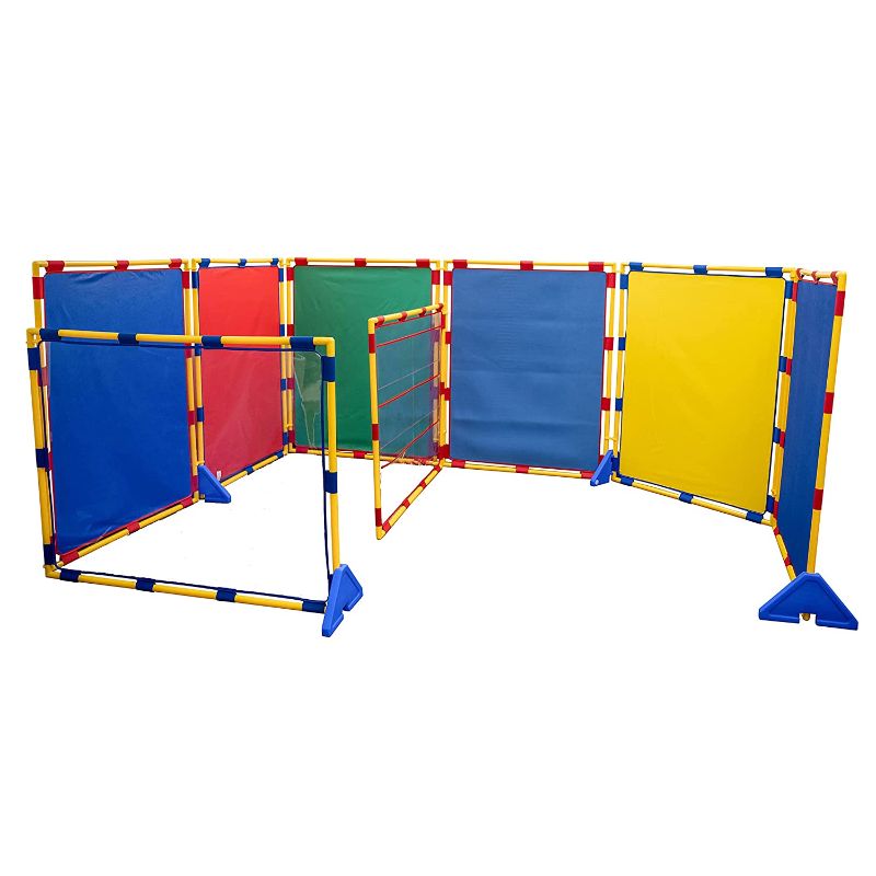 Photo 1 of Children's Factory Big Screen PlayPanel Super Set, Room Divider Panel, Classroom Partitions, Free-Standing Screen for Daycare/Homeschool/Preschool
