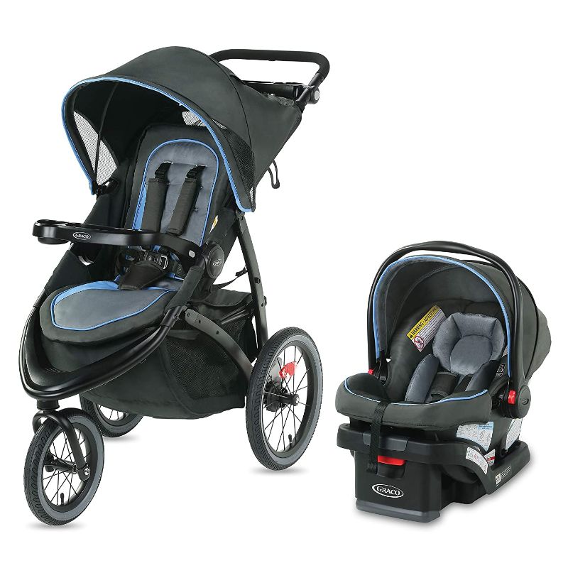 Photo 1 of Graco® FastAction™ Jogger LX Travel System, Cielo
