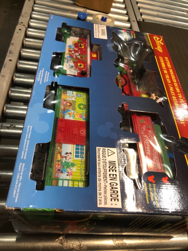 Photo 2 of Lionel Disney Mickey Mouse Express Ready-to-Play Set, Battery-powered Model Train with Remote
