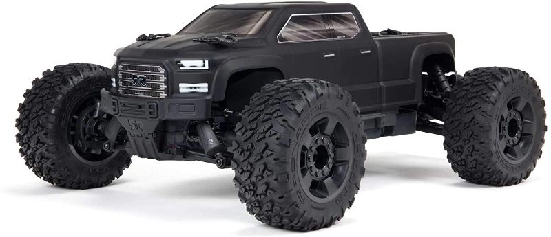Photo 1 of ARRMA 1/10 Big Rock 4X4 V3 3S BLX Brushless Monster RC Truck RTR (Transmitter and Receiver Included, Batteries and Charger Required), Black, ARA4312V3
