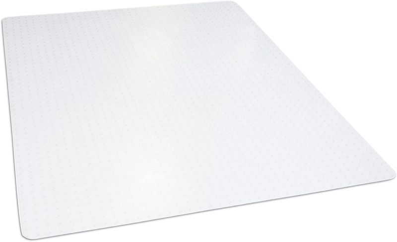 Photo 1 of  Clear Rectangle Office Chair Mat For Low And Medium Pile Carpet 48"X79" INCHES
