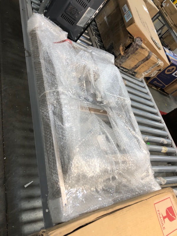 Photo 1 of 3' X 23" GLASS TOP TABLE SILVER
**STOCK PHOTO NOT FOUND*
