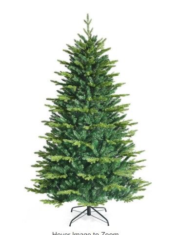 Photo 1 of 6 ft. App-Controlled Pre-Lit LED Regular Classic Artificial Christmas Tree with 420 Color Changing Lights
by
Costway
