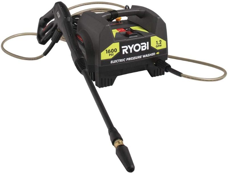 Photo 1 of Ryobi 1,600-PSI 1.2-GPM Electric Pressure Washer (Model RY141612)
