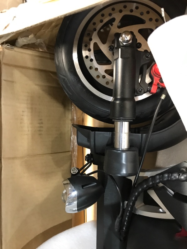 Photo 1 of EVERCROSS Electric Scooter, Electric Scooter for Adults with 800W Motor, Up to 28MPH & 25 Miles-10'' Solid Tires, Scooter for Adults with Seat & Dual Braking, Folding Electric Scooter for Adults Teens
