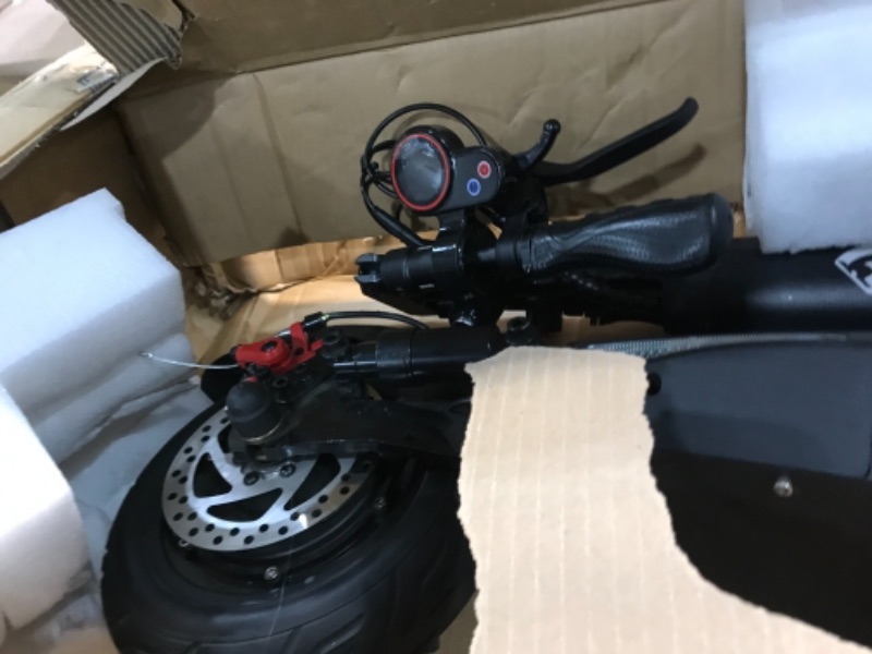 Photo 5 of EVERCROSS Electric Scooter, Electric Scooter for Adults with 800W Motor, Up to 28MPH & 25 Miles-10'' Solid Tires, Scooter for Adults with Seat & Dual Braking, Folding Electric Scooter for Adults Teens
