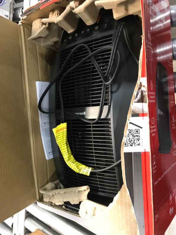 Photo 1 of Honeywell HeatGenius Ceramic Heater, Black – Easy to Use Space Heater with Multi-Directional Heating, Digital Controls and Programmable Thermostat
