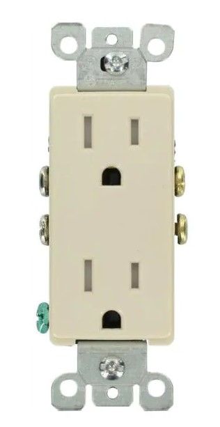 Photo 1 of Leviton Duplex Tamper Resistant Receptacle 15 A