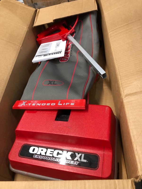 Photo 3 of Oreck - U2000RB-1 Commercial, Professional Upright Vacuum Cleaner, For Carpet and Hard Floor, U2000RB1, Red ***PARTS ONLY***
