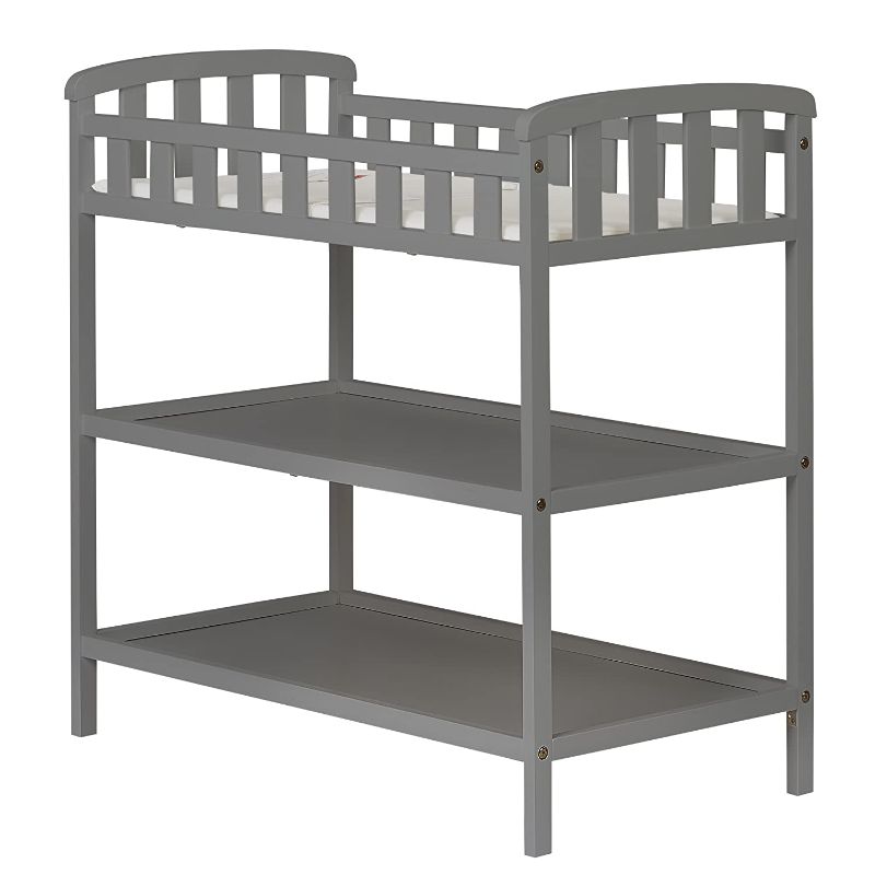 Photo 1 of Dream On Me Emily Changing Table, Steel Grey