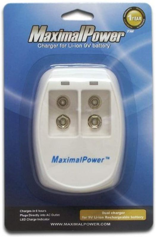 Photo 1 of Maximal Power FC9V 9V Li-ion Battery 2 Channels Charger
