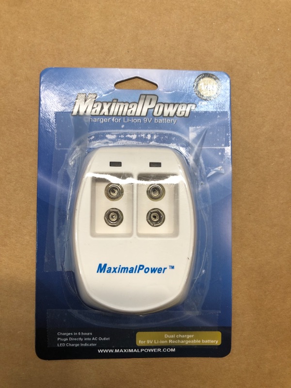 Photo 2 of Maximal Power FC9V 9V Li-ion Battery 2 Channels Charger
