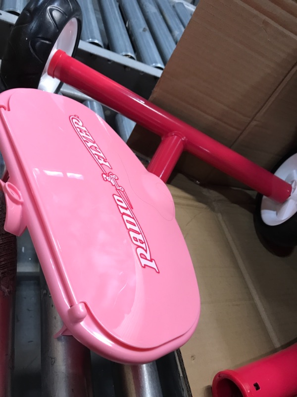 Photo 2 of incomplete
Radio Flyer Pink Rider Trike, outdoor toddler tricycle, ages 3-5 (Amazon Exclusive)
