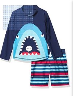 Photo 1 of Simple Joys by Carter's Boys' Assorted Rashguard Set 3-6 months