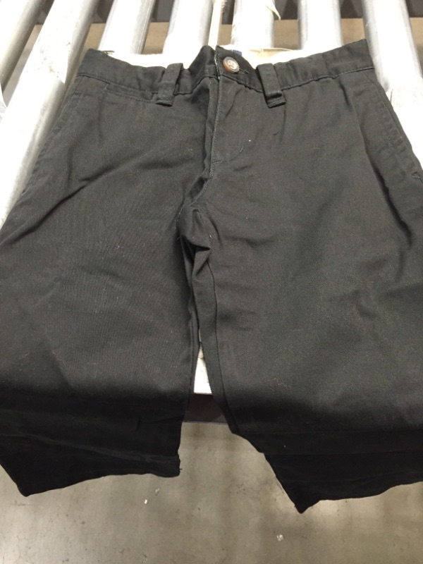 Photo 2 of Big Boys' Chino Pant, Black, 5 Husky