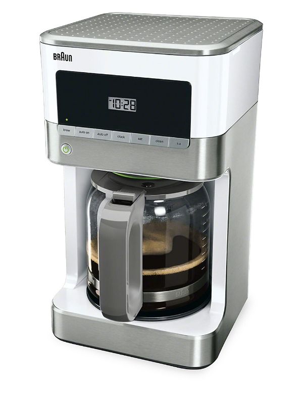 Photo 1 of ***Incomplete***
Braun - BrewSense 12-Cup Coffee Maker - Stainless Steel/White...***CARAFE Not Included***
