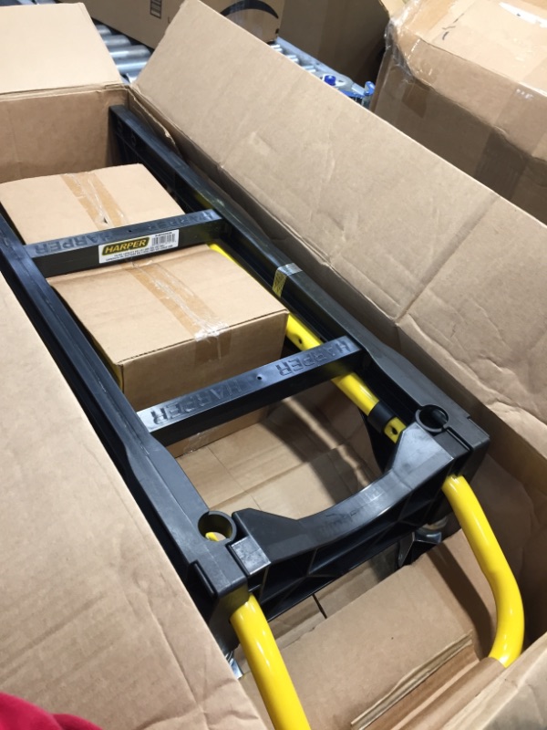 Photo 2 of 400 lb. Capacity Nylon Convertible Hand Truck Dolly Harper Trucks