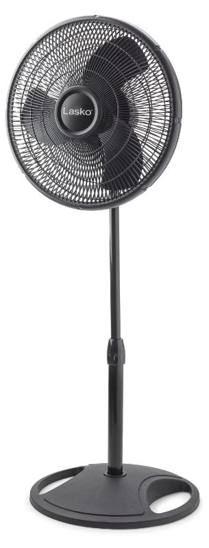 Photo 1 of ***Incomplete***
Lasko 16" Oscillating Stand Fan with Tilt-Back Black 1 Unit
