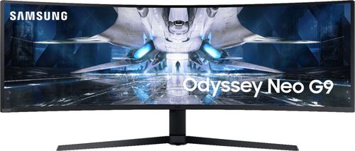 Photo 1 of Samsung - AG900 Series Odyssey Neo G9 49" LED Curved QHD G-SYNC Gaming Monitor - Black
