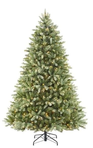 Photo 1 of ***PARTS ONLY***, ***Package damaged from shipment***
Home Accents Holiday
7.5 ft Asher Blue Spruce Pre-Lit LED Artificial Christmas Tree with 700 8-Function Color Changing Mini Lights