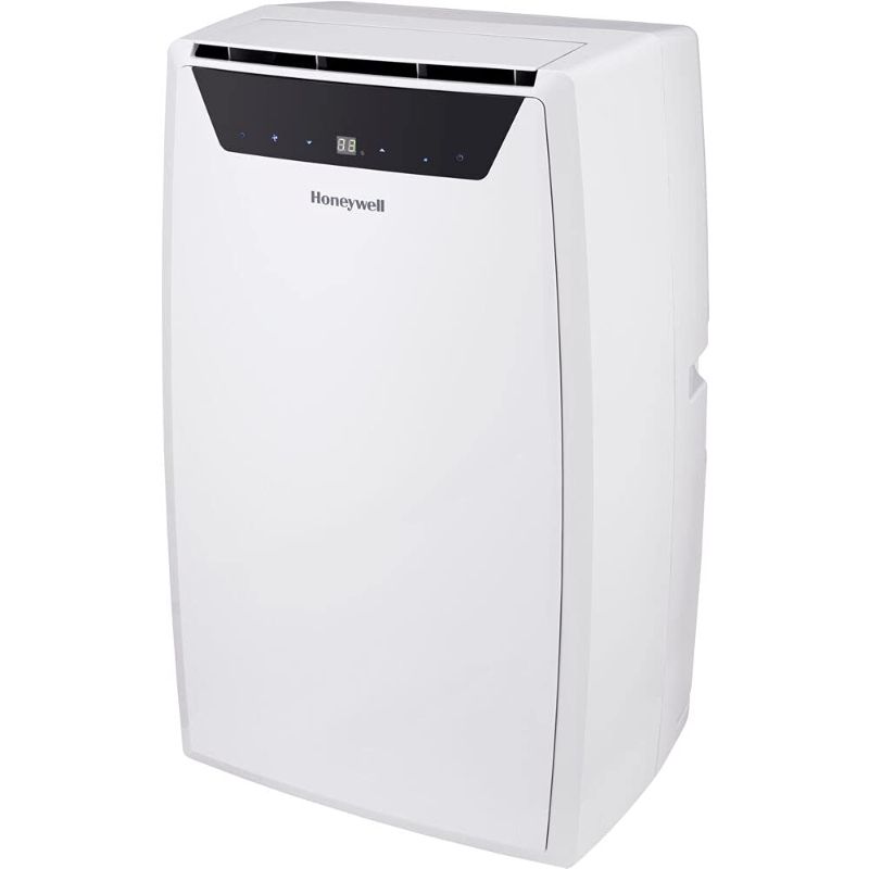 Photo 1 of ***Used***, ***Damaged***, ***It doesn"t turn on***
Honeywell Classic Portable Air Conditioner with Dehumidifier & Fan, Cools Rooms Up to 500 Sq. Ft. with Drain Pan & Insulation Tape, (White) MN1CFSWW8, 29.400