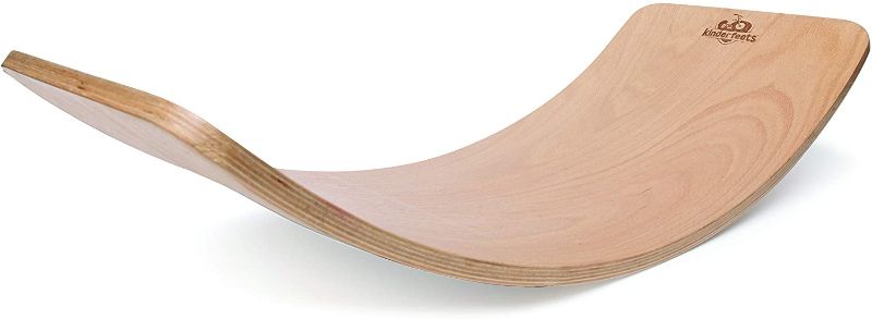 Photo 1 of Kinderfeets, Kinderboard, Waldorf Original Wooden Balance Board for Toddlers, Kids, Teens, Adults (Natural)
Supports toddlers, teens, and adults up to 485 pounds