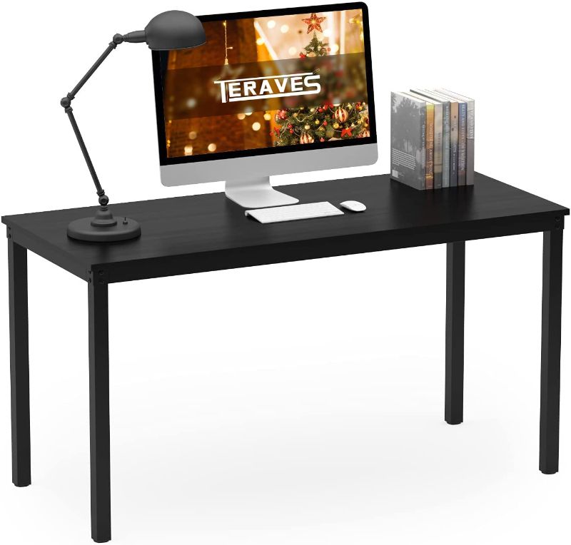 Photo 1 of Teraves Computer Desk/Dining Table Office Desk Sturdy Writing Workstation for Home Office(39.37“, Black)
39.37"D x 23.62"W x 29.52"H
