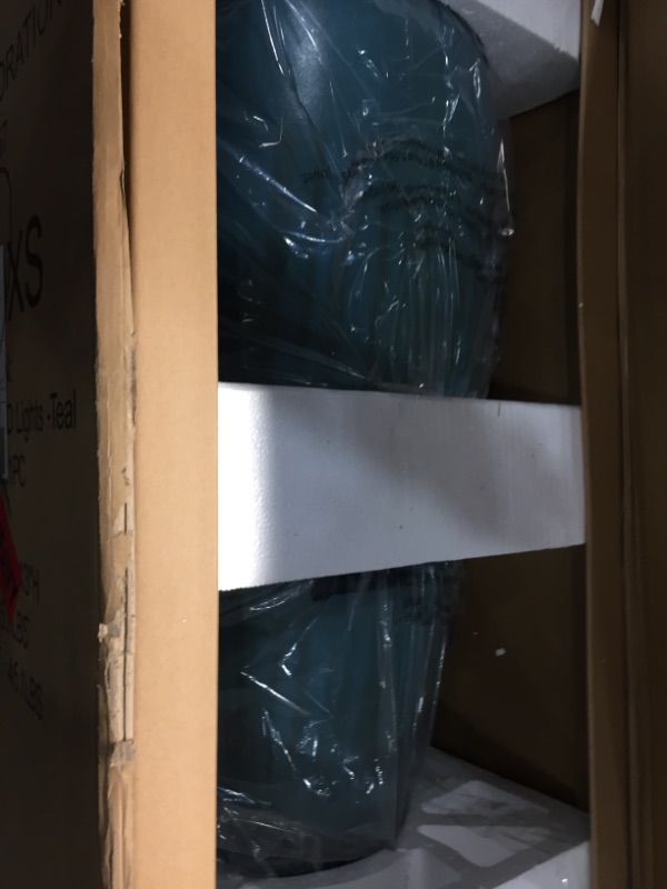 Photo 1 of *Missing accessories*
Alpine Corporation 32" Indoor Outdoor Jar Water Fountain, Turquoise
