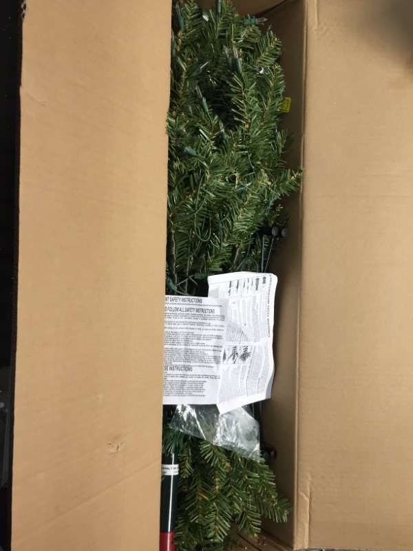 Photo 2 of 4’ Pre-Lit Dunhill Fir Artificial Christmas Tree - Clear Lights