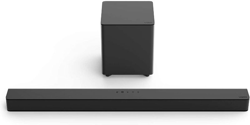 Photo 1 of VIZIO V-Series 2.1 Home Theater Sound Bar with DTS:X, Wireless Subwoofer, Bluetooth, Voice Assistant Compatible, Includes Remote Control - V21-H8R