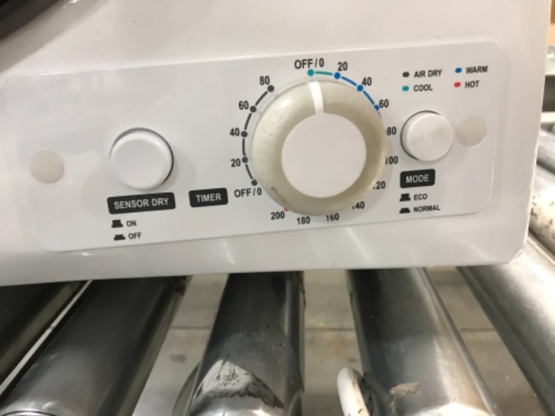 Photo 8 of 3.5 cu. ft. Capacity White Electric Dryer DOES NOT HEAT UP, UNABLE TO SWITCH MODE.