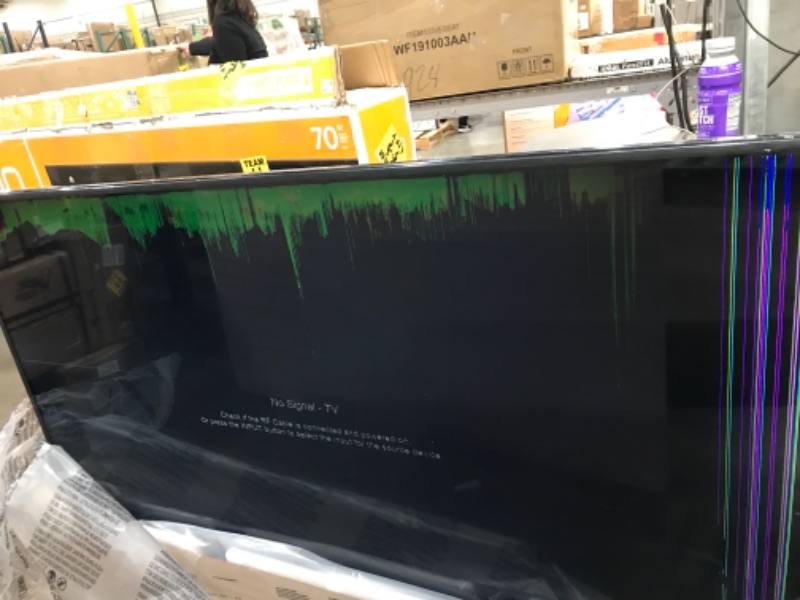 Photo 1 of DAMAGED SCREEN Vizio V-Series 70" Class 4K HDR Smart TV - V705-j03