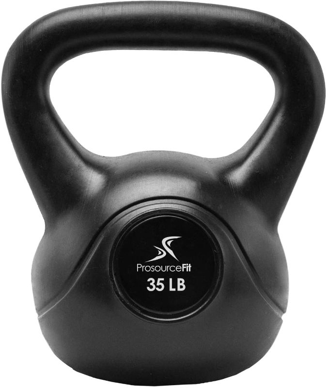 Photo 1 of *Broken at the handle* *Sand is coming out*
ProSource Vinyl Plastic Kettlebell 35 lbs
