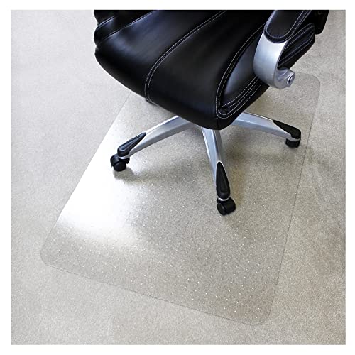 Photo 1 of Marvelux Enhanced Polymer Eco-Friendly Office Chair Mat for Low and Standard Pile Carpeted Floors 48" X 60" | Rectangular Carpet Protector, Transparen
