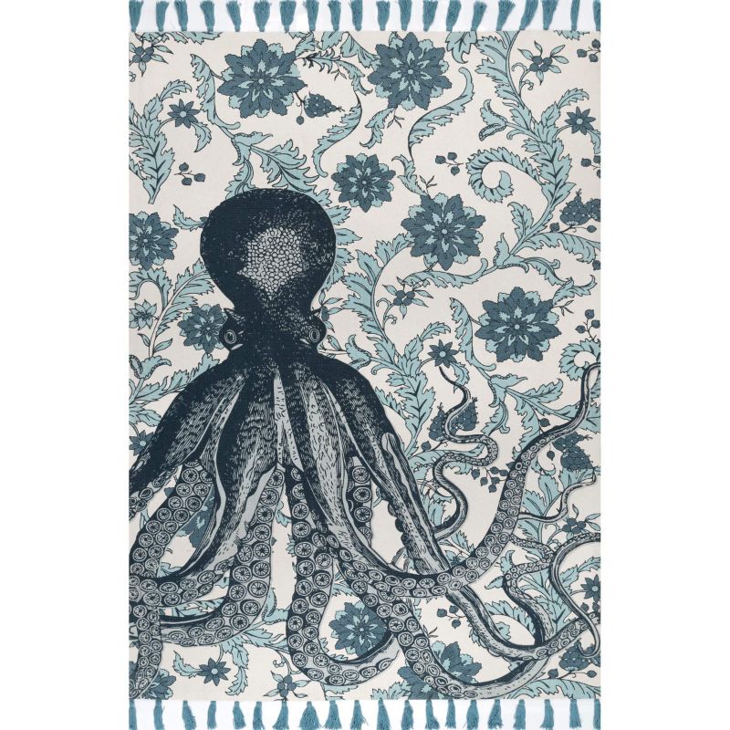 Photo 1 of Thomas Paul Flatweave Cotton Octopus 3X5