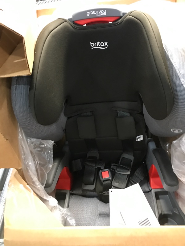 Photo 2 of Britax Grow with You ClickTight Harness-2-Booster Car Seat, Cool N Dry - Cool Flow Moisture Wicking Fabric
