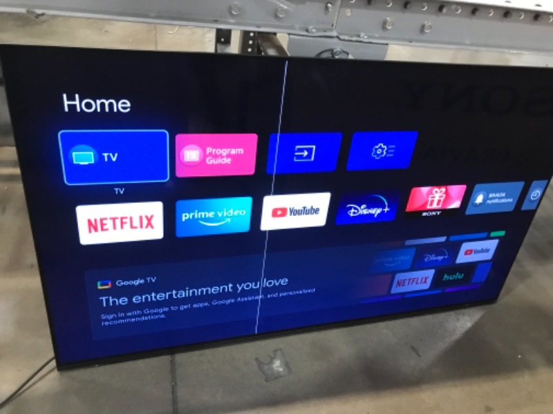 Photo 1 of (Damaged) Sony A80J 55 Inch TV: BRAVIA XR OLED 4K Ultra HD Smart Google TV with Dolby Vision HDR and Alexa Compatibility XR55A80J- 2021 Model
