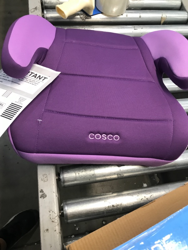 Photo 2 of Cosco Topside Child Safe Belt Positioned Backless Booster Car Seat, Purple Grape