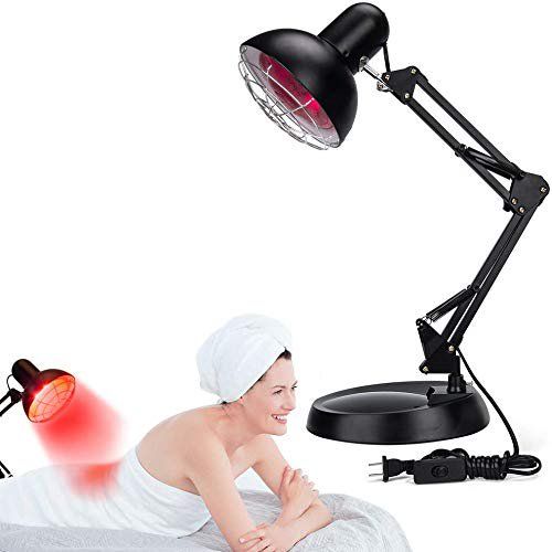 Photo 1 of 150W Near Infrared Light Red Light Therapy Heat Lamp for Body Neck Ache Muscle Joint Back Pain Blood Circulation Portable
