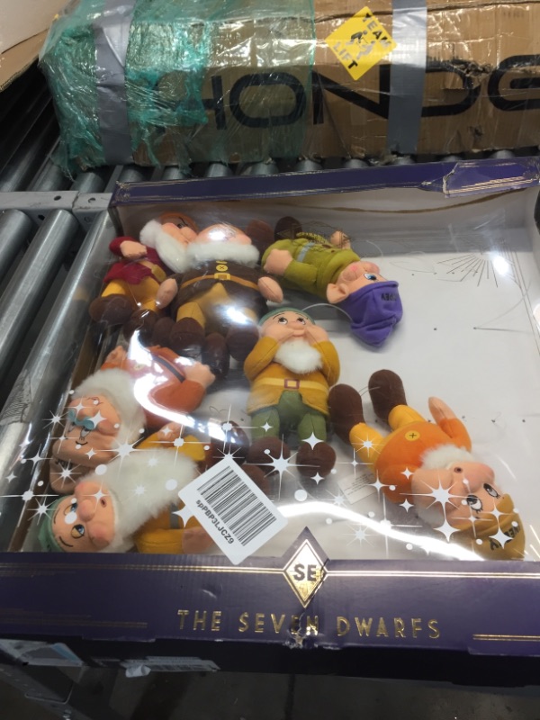 Photo 2 of Disney Treasures from The Vault, Limited Edition The Seven Dwarfs Plush Set, Amazon Exclusive
