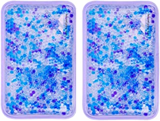 Photo 1 of Hot and Cold Gel Bead Ice Pack (2-Pack) by FOMI Care | Lavender Scented | Reusable Cold Wrap, Cold Compress & Heating Pad | Freezable, Microwavable | Fabric Backing (7.5” x 4.5”)
