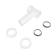 Photo 1 of 1-1/2 in. White Plastic Sink Drain Center Outlet Waste Slip-Joint Tee - 10 pack
