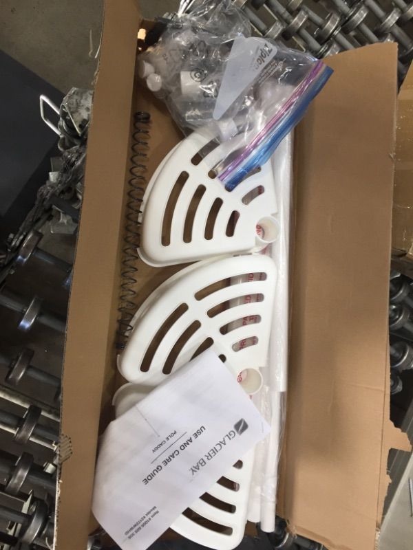 Photo 1 of 3-Tier Corner Caddy in White