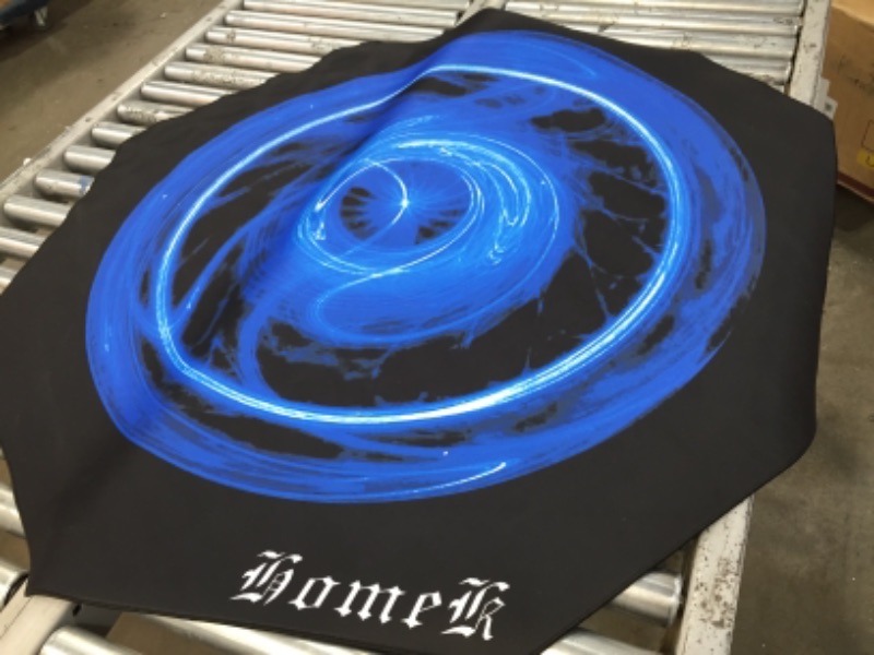 Photo 2 of 47"x47"- HOMEK Gaming Chair Mat, Blue
