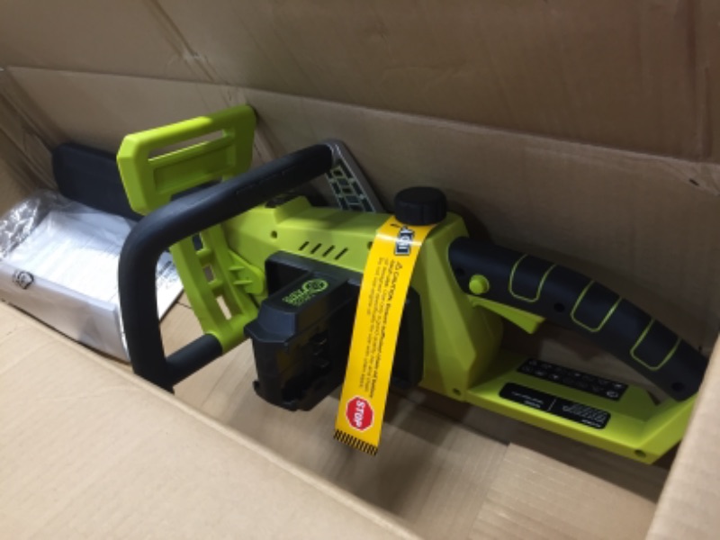 Photo 2 of 16" Sun Joe Cordless Chain Saw 