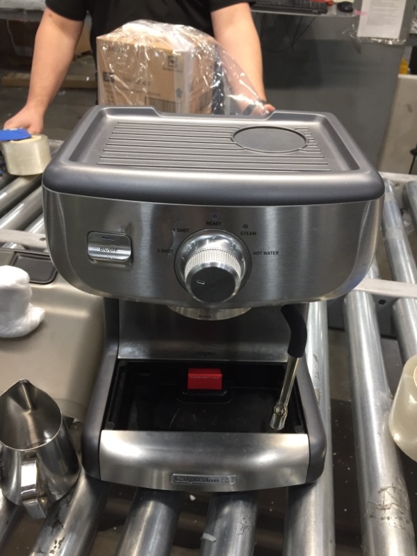 Photo 3 of Calphalon BVCLECMP1 Temp iQ Espresso Machine with Steam Wand, Stainless
