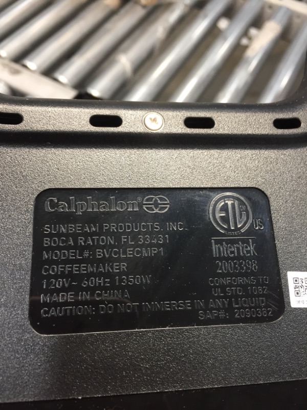 Photo 4 of Calphalon BVCLECMP1 Temp iQ Espresso Machine with Steam Wand, Stainless
