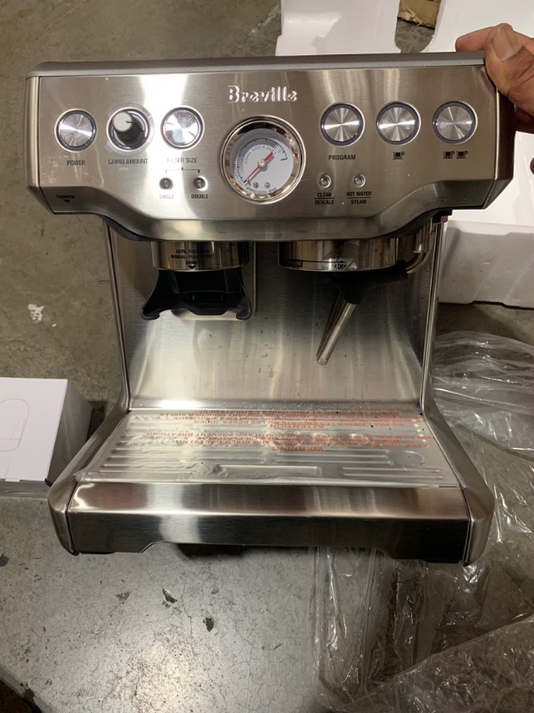 Photo 2 of *USED* Breville BES870XL Barista Express Espresso Machine, Brushed Stainless Steel
