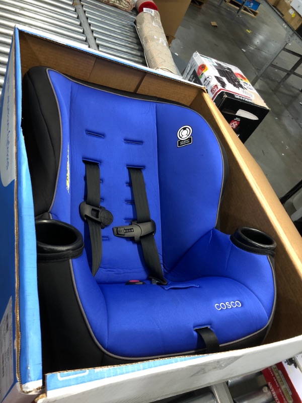 Photo 2 of Cosco Apt 50 Convertible Car Seat, Vibrant Blue....***COSMETIC DAMAGED***